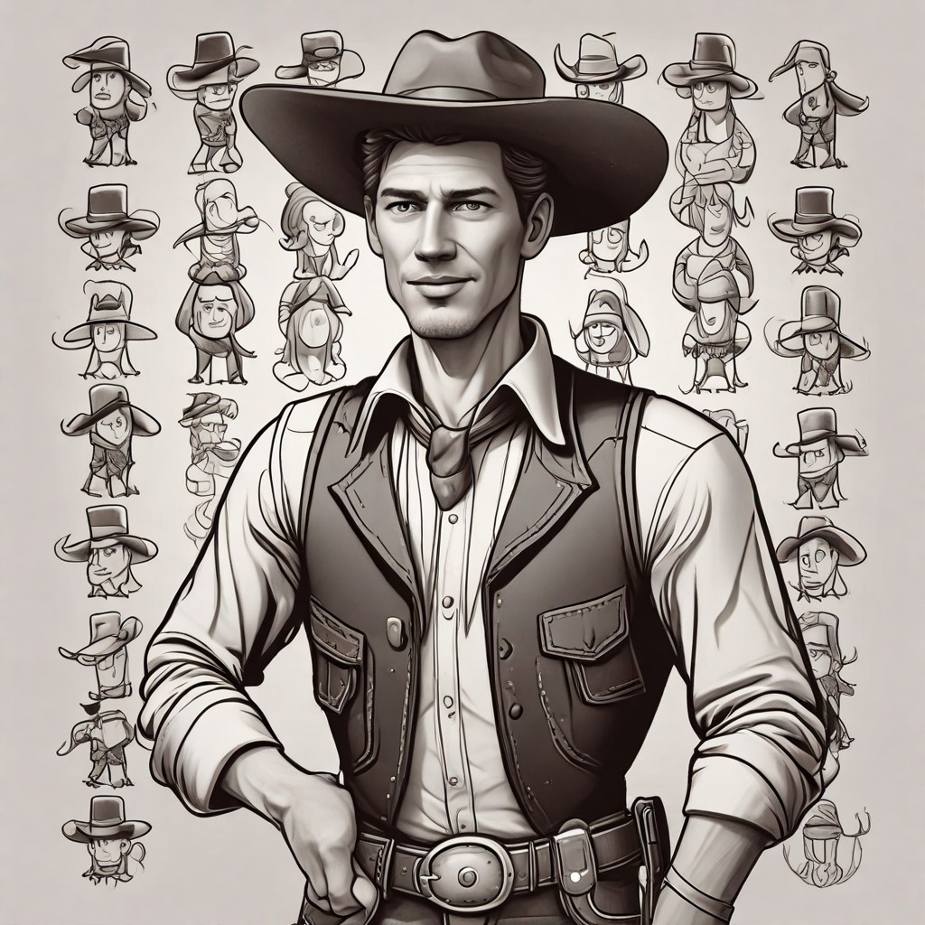 Pixar Cowboy Photo Style