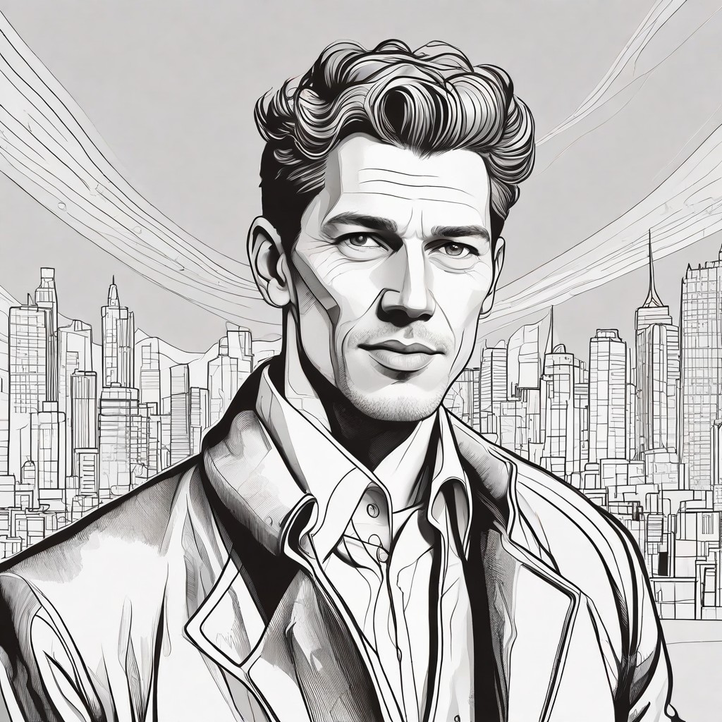 Pop, Line Art Photo Style