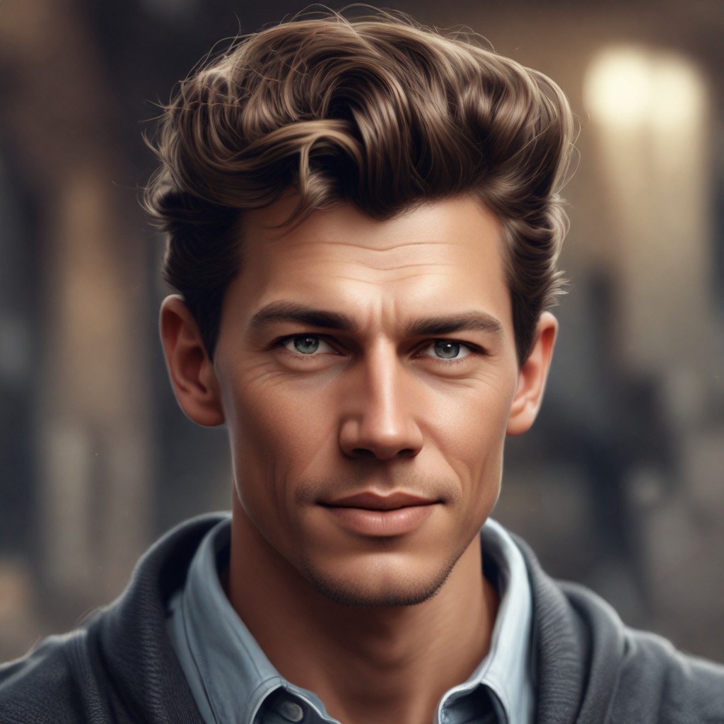 Realistic Photo of Young Boys Photo Style