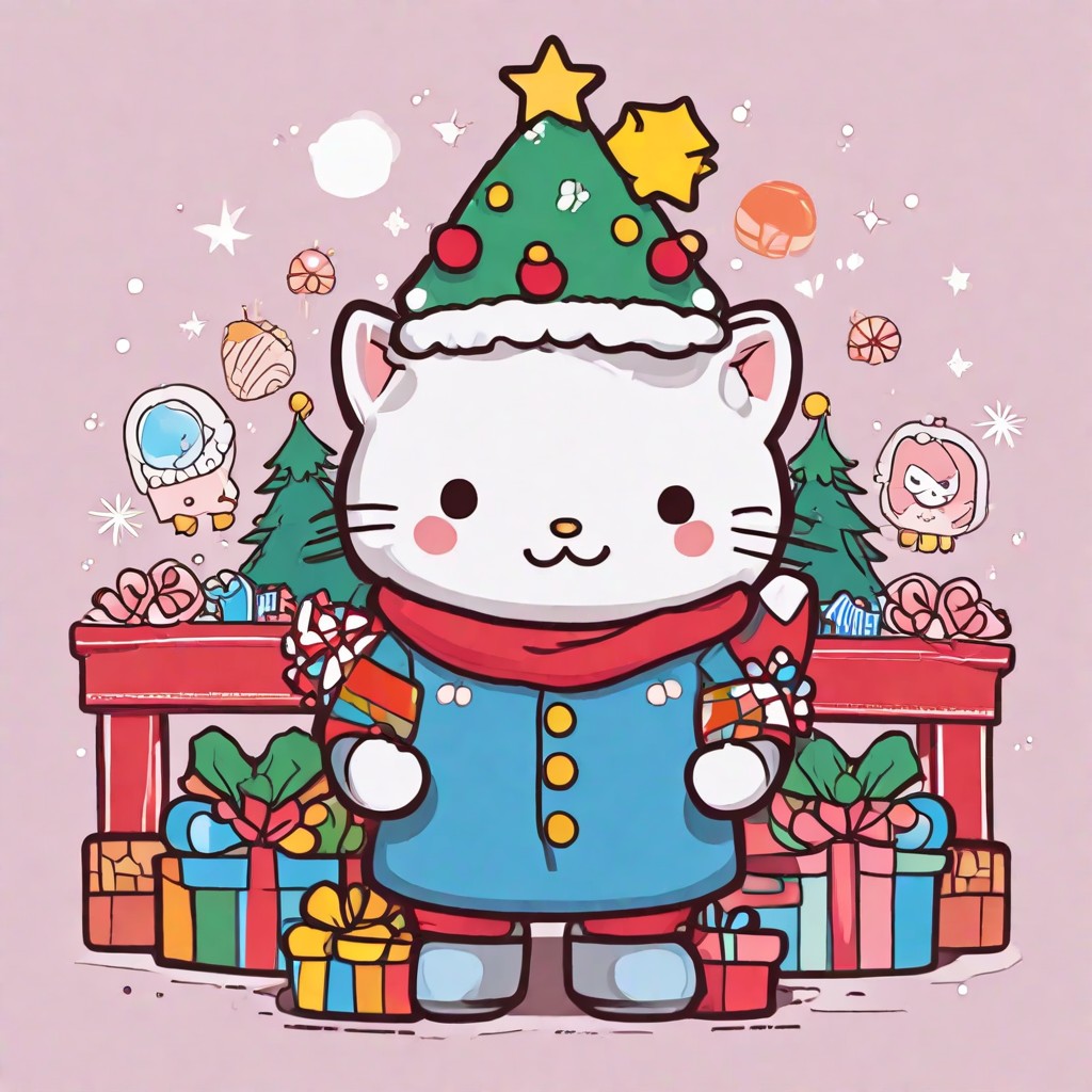 Sanrio Christmas Photo Style