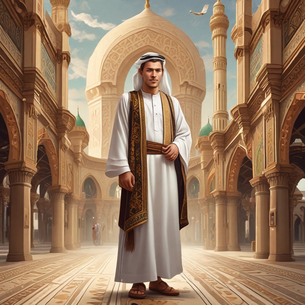 Saudi Arabian Libas in Makkah Photo Style