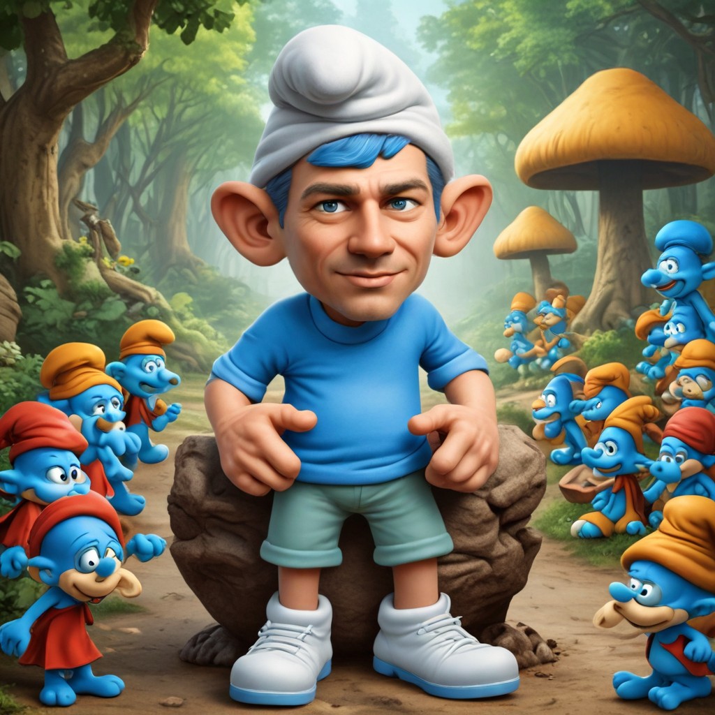 Smurfs Photo Style