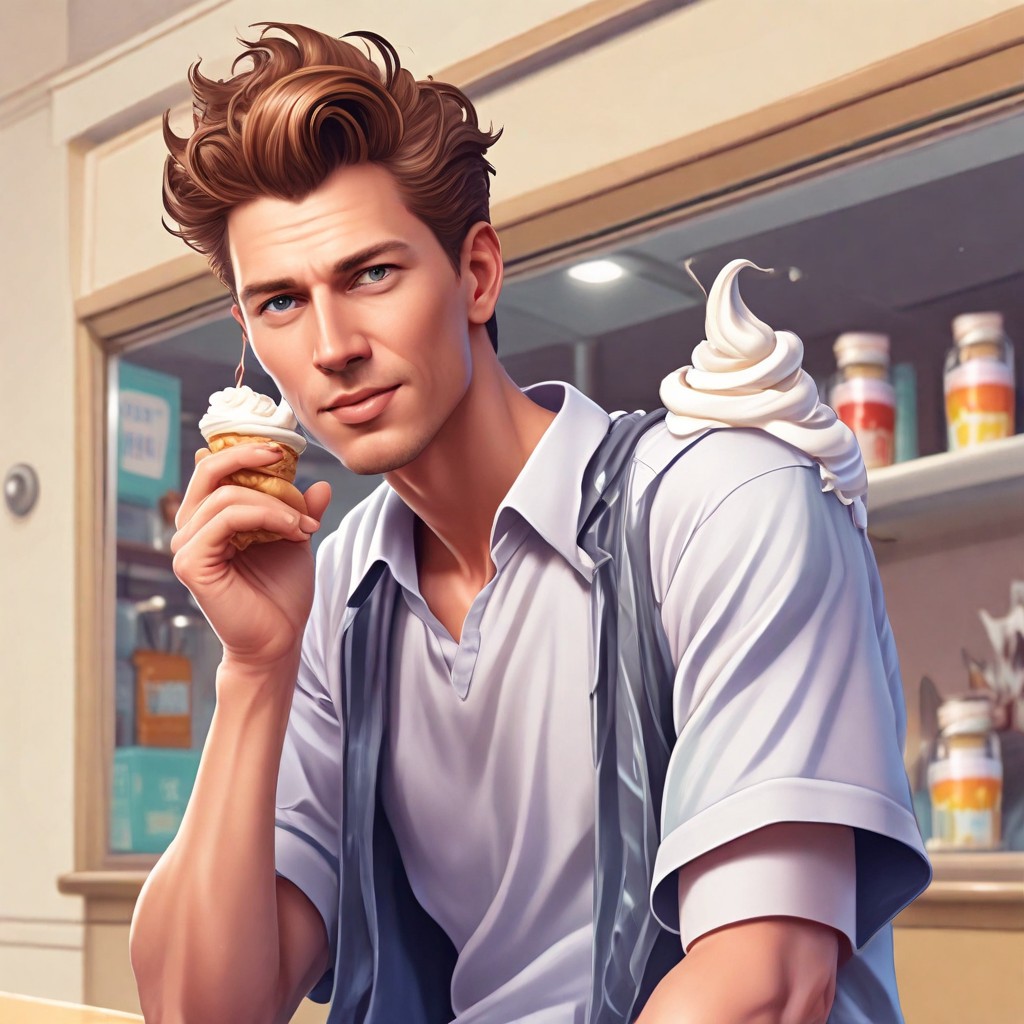 Soft Serve Anime Photo Style