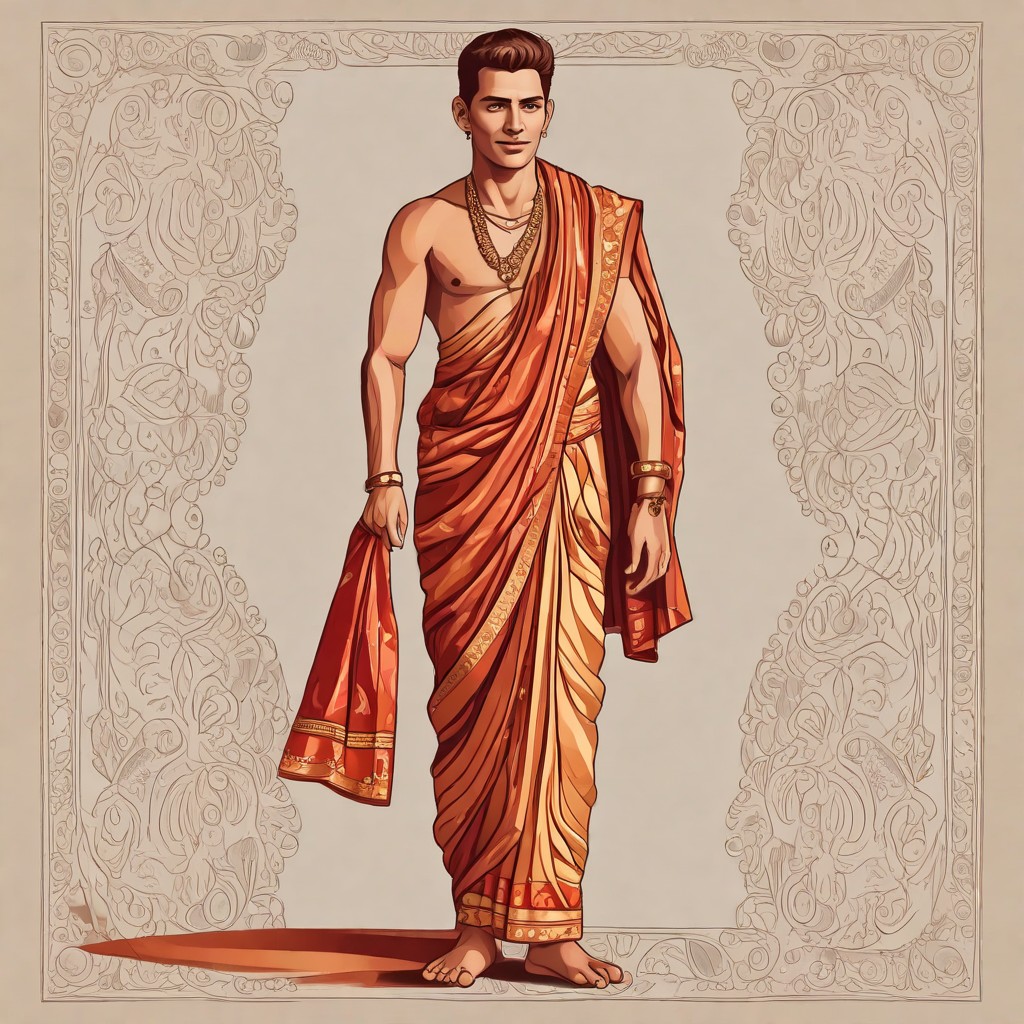 South Traditional Saree Photo Style