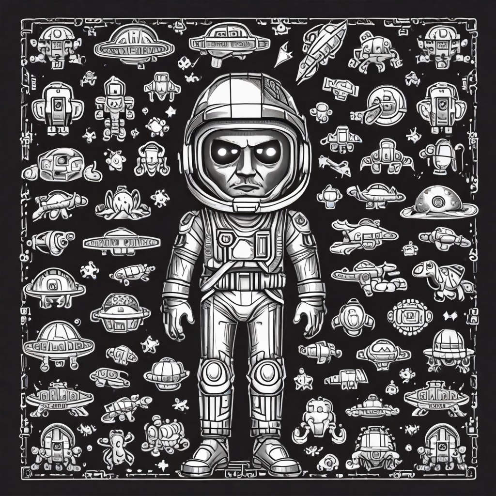 Space Invaders Photo Style