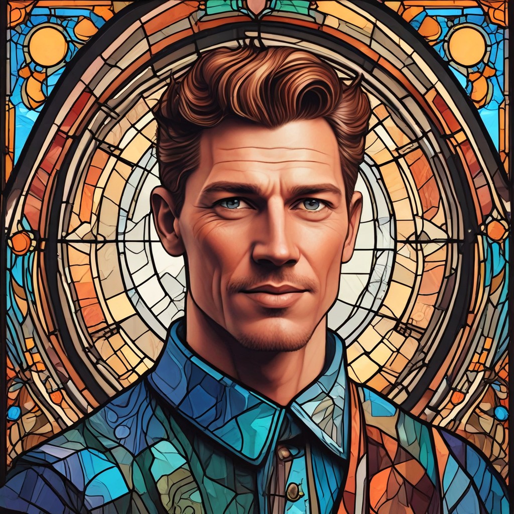 Stained Glass 3D Effect Photo Style