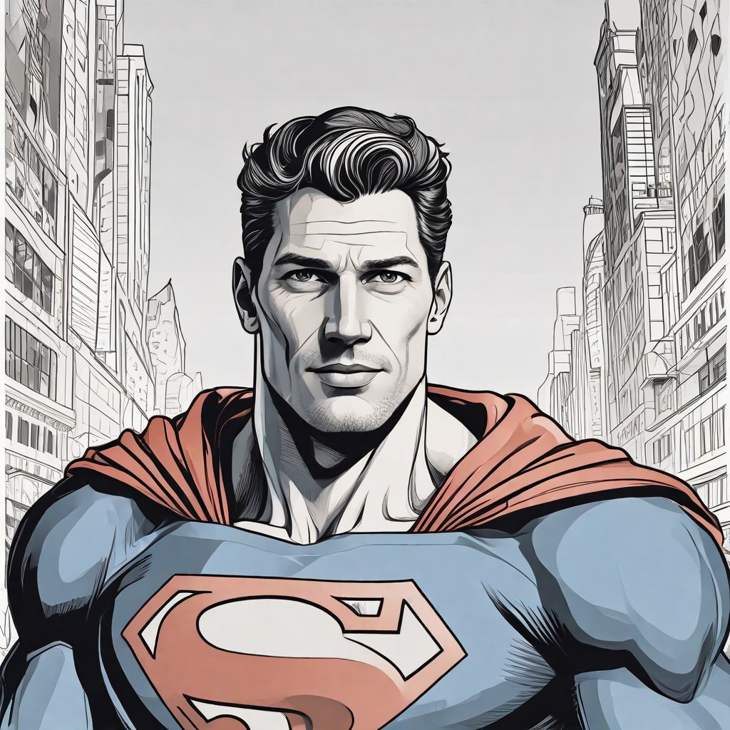 Superman in DC Photo Style