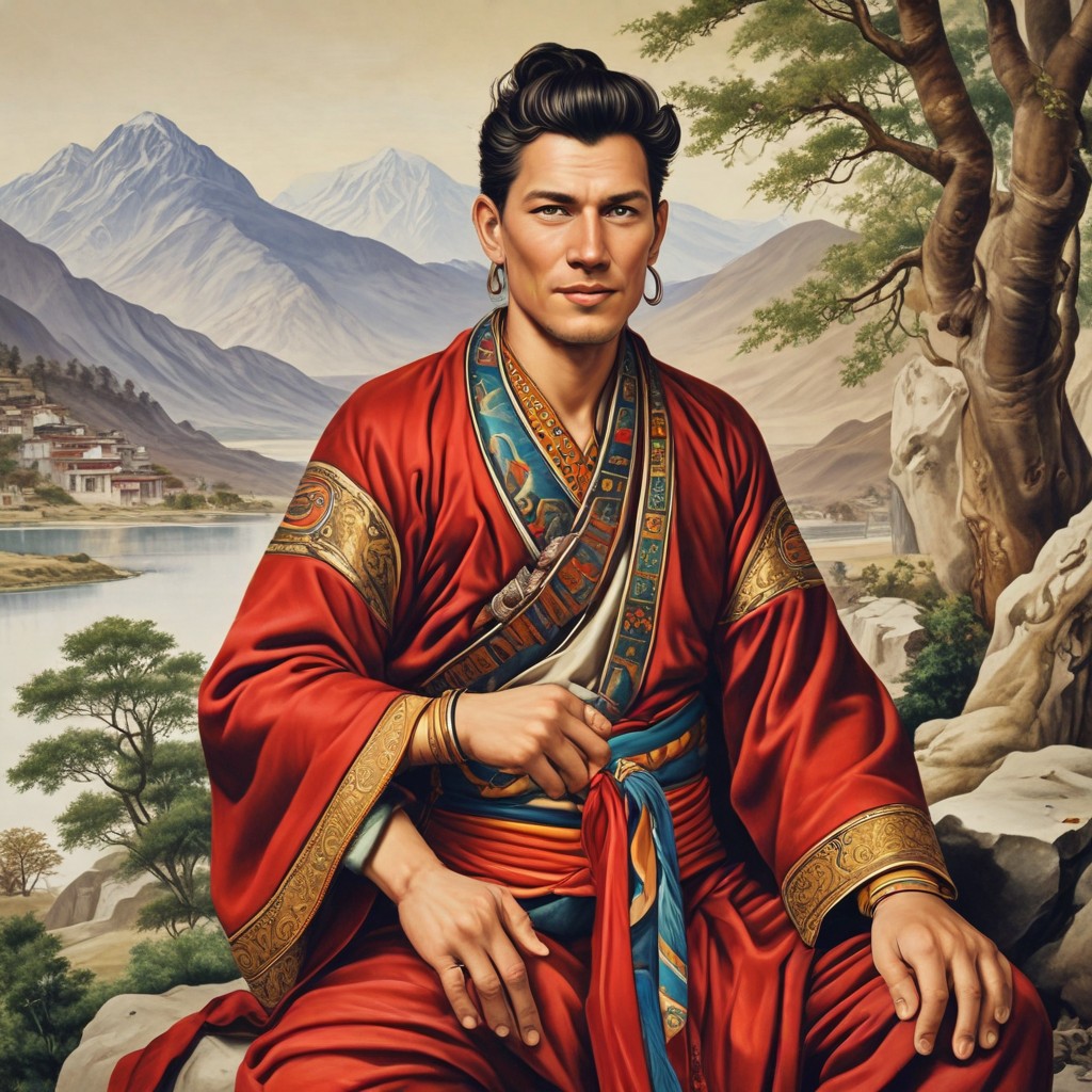 Tibetan Painting Photo Style