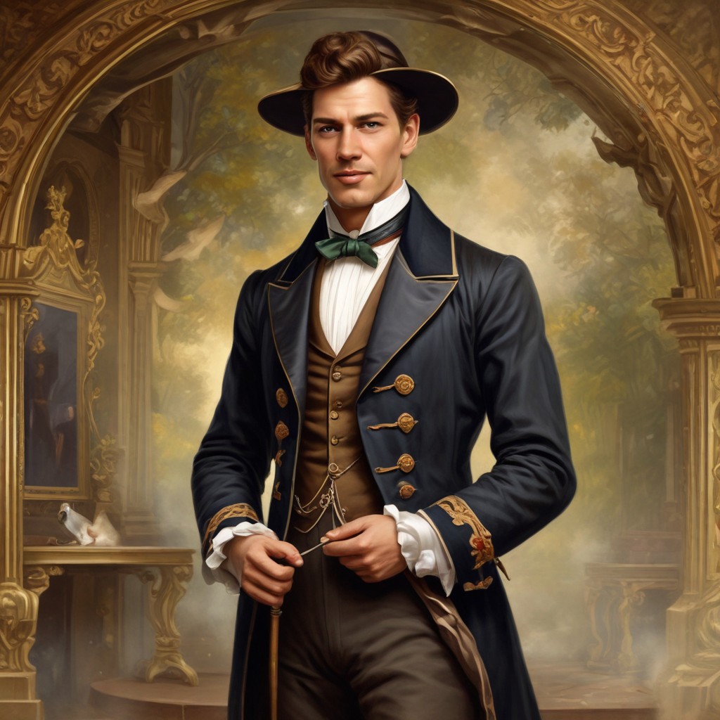 Victorian Dress Painting Photo Style