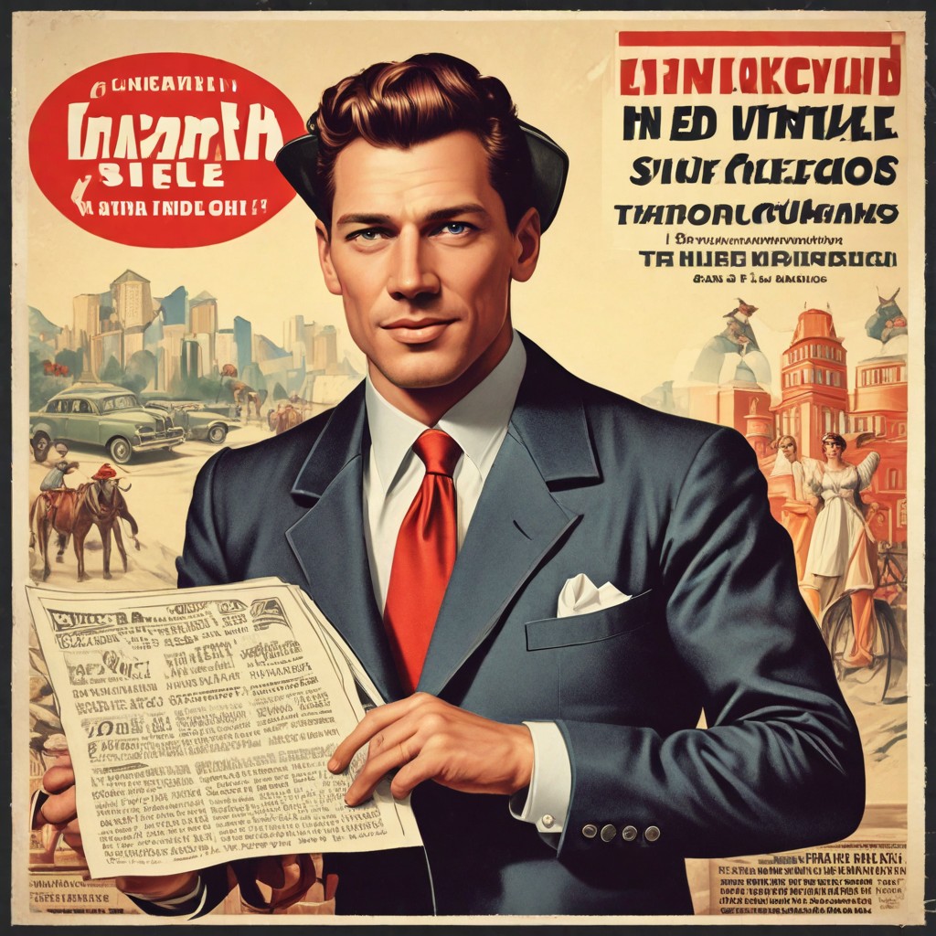 Vintage Ad Photo Style