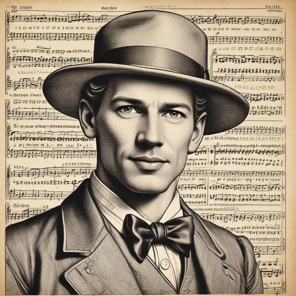 Vintage Music Sheet Photo Style