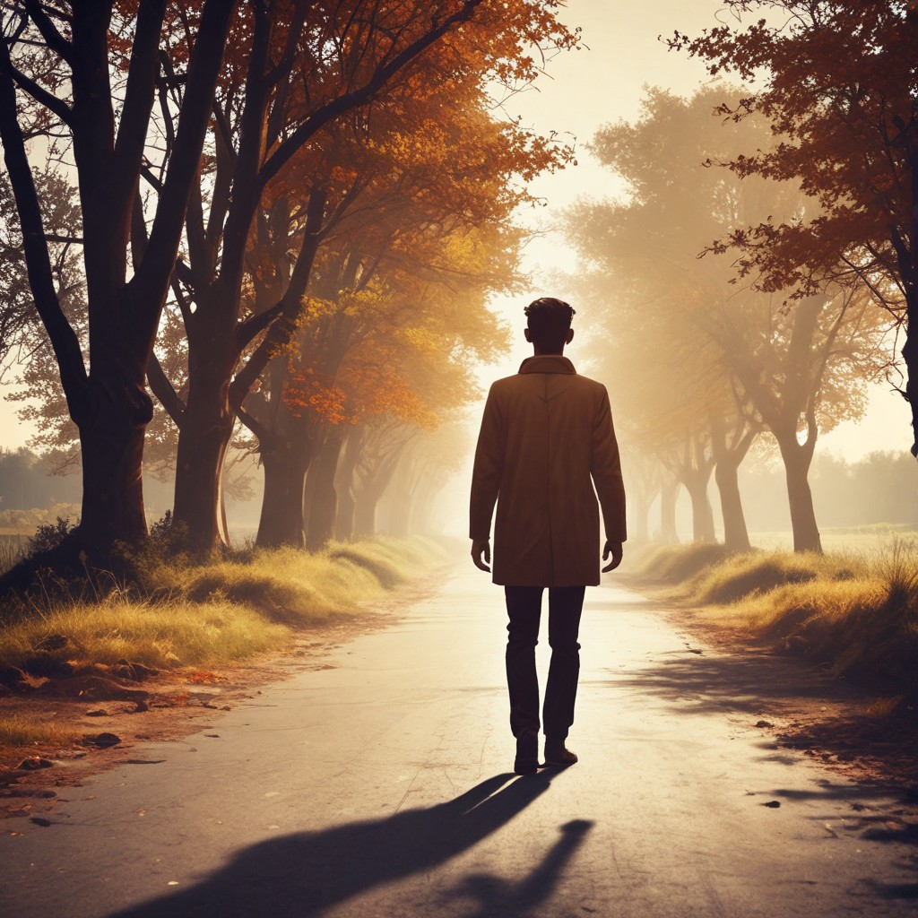 Walk on a Road Photo Style