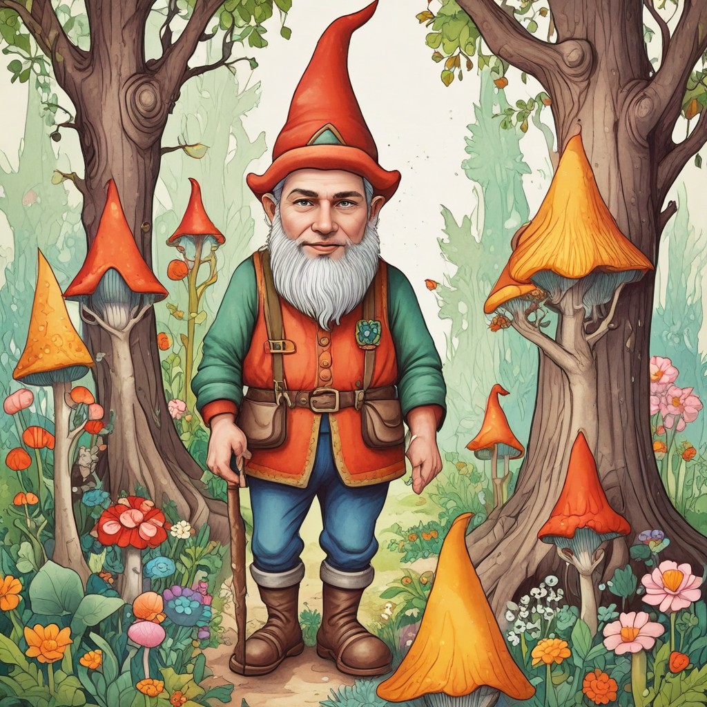 Whimsical Gnome Photo Style