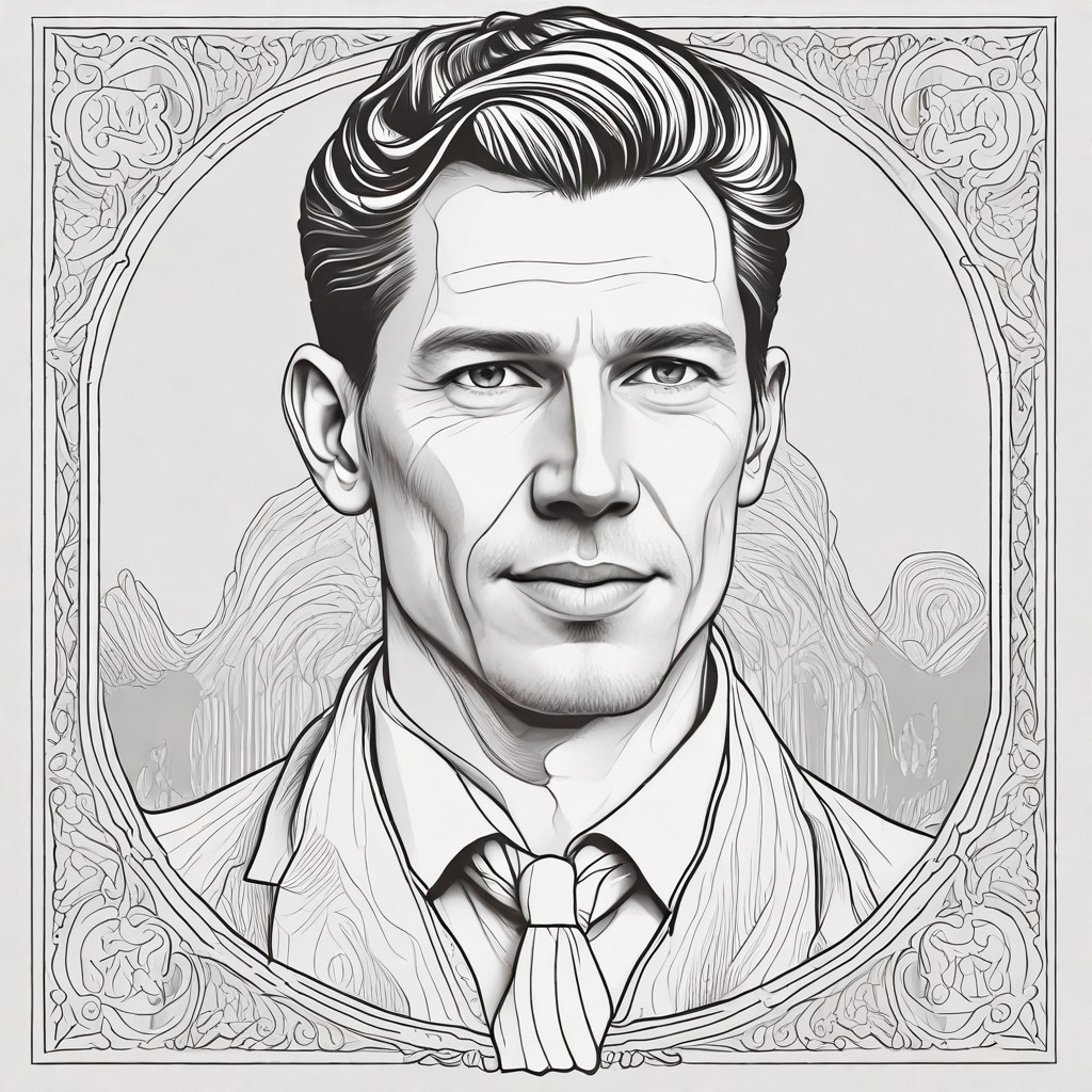 White Portrait Vector Photo Style