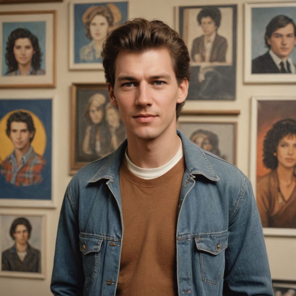 1980 College Student Photo Style