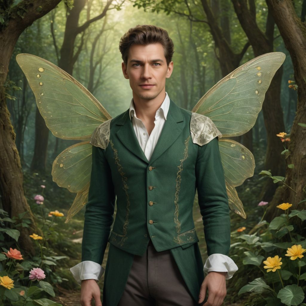 A Fairy from a Fairy Tale Photo Style