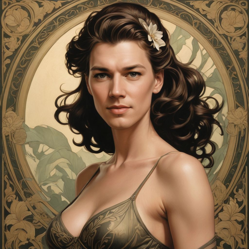 Adam Hughes Art Nouveau Photo Style