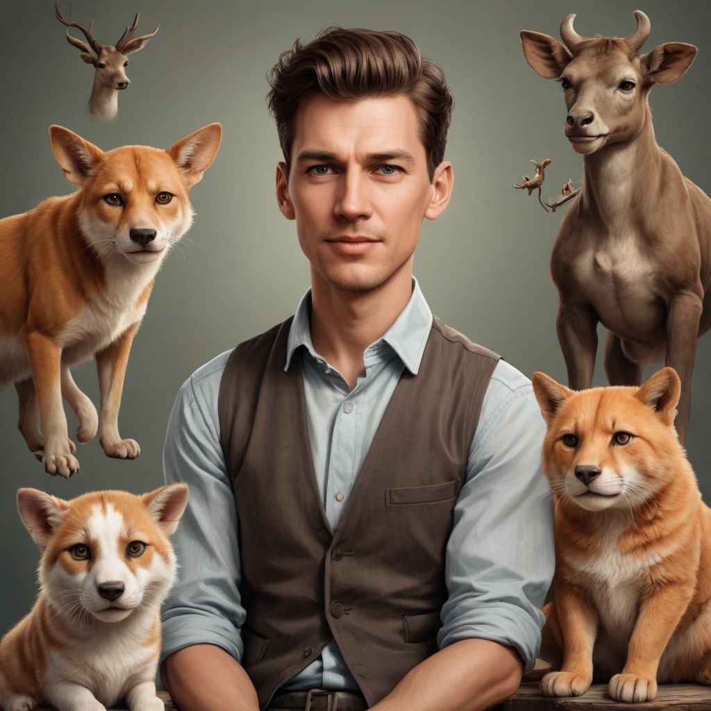 Animal Cartoon Photo Style