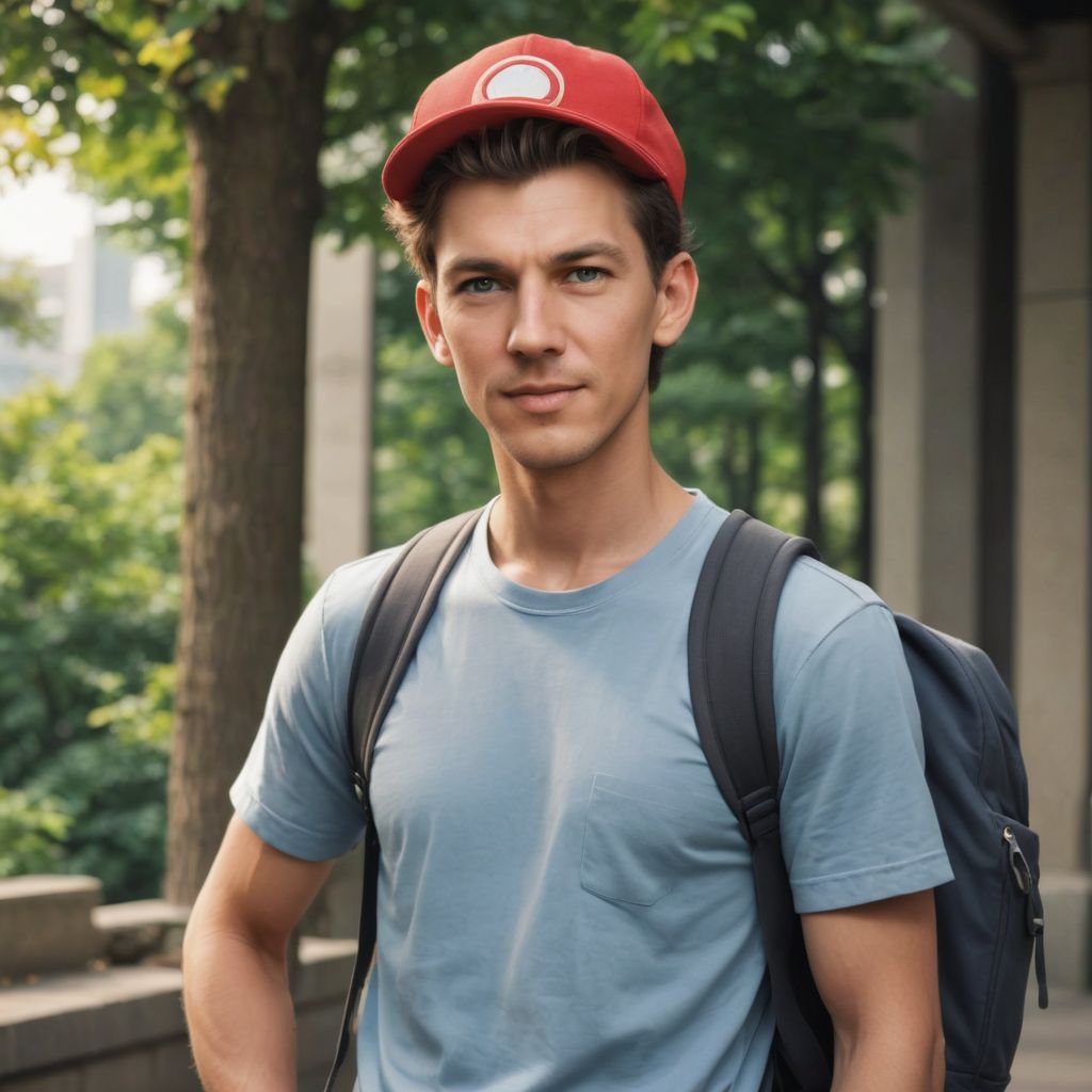 Anime Pokemon Trainer Photo Style