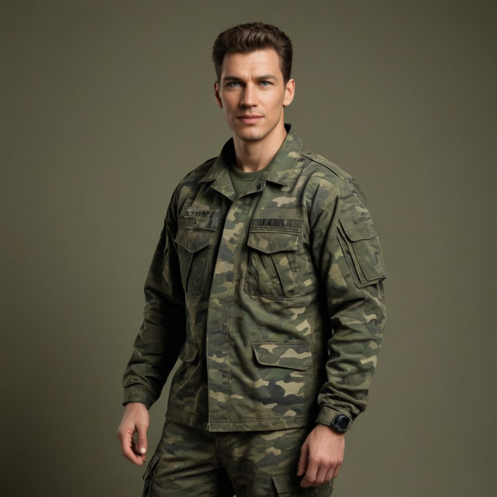 Army Camouflage Photo Style