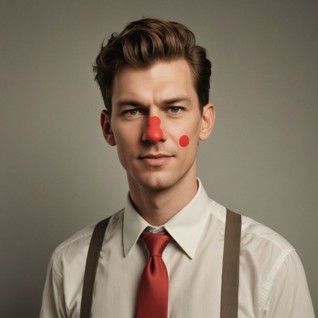 Big Red Nose Photo Style
