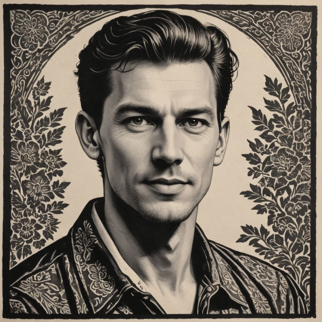 Block Print Photo Style