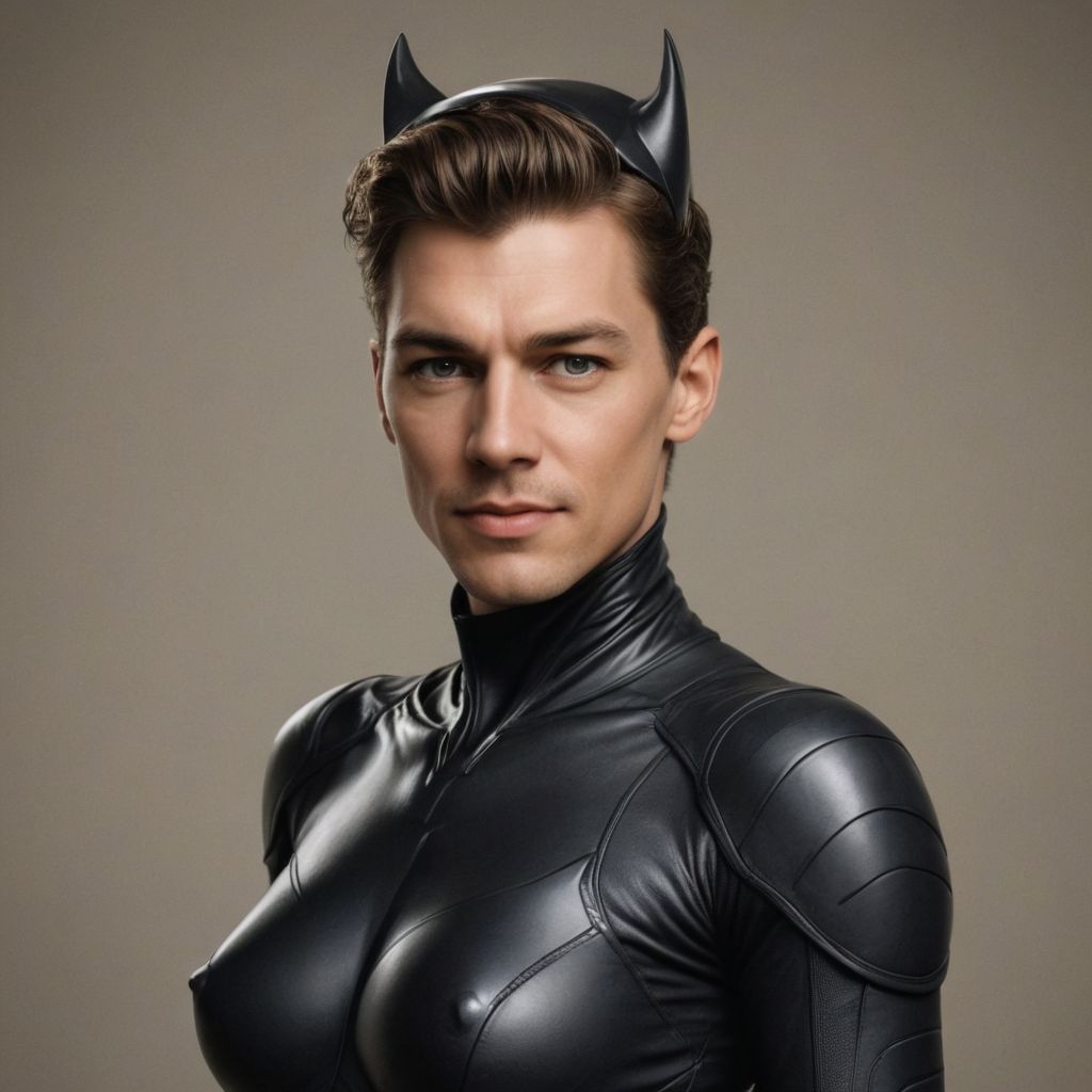 Converted Catwoman and Batman image