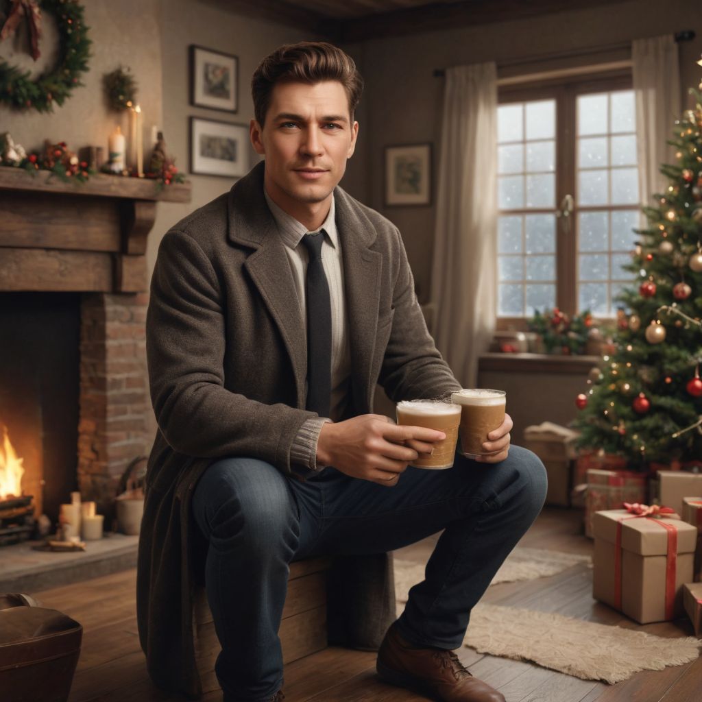 Christmas Atmosphere Realistic Photo Style