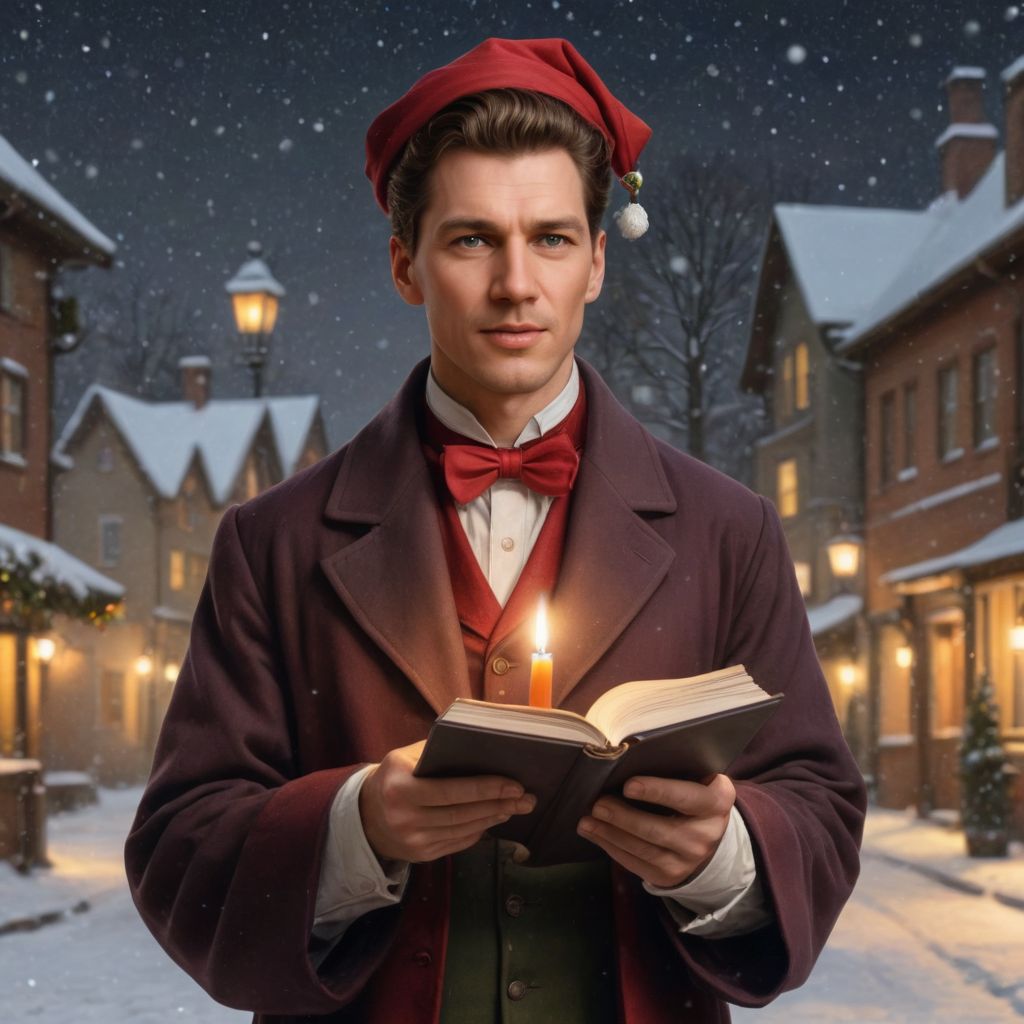 Christmas Caroler Photo Style