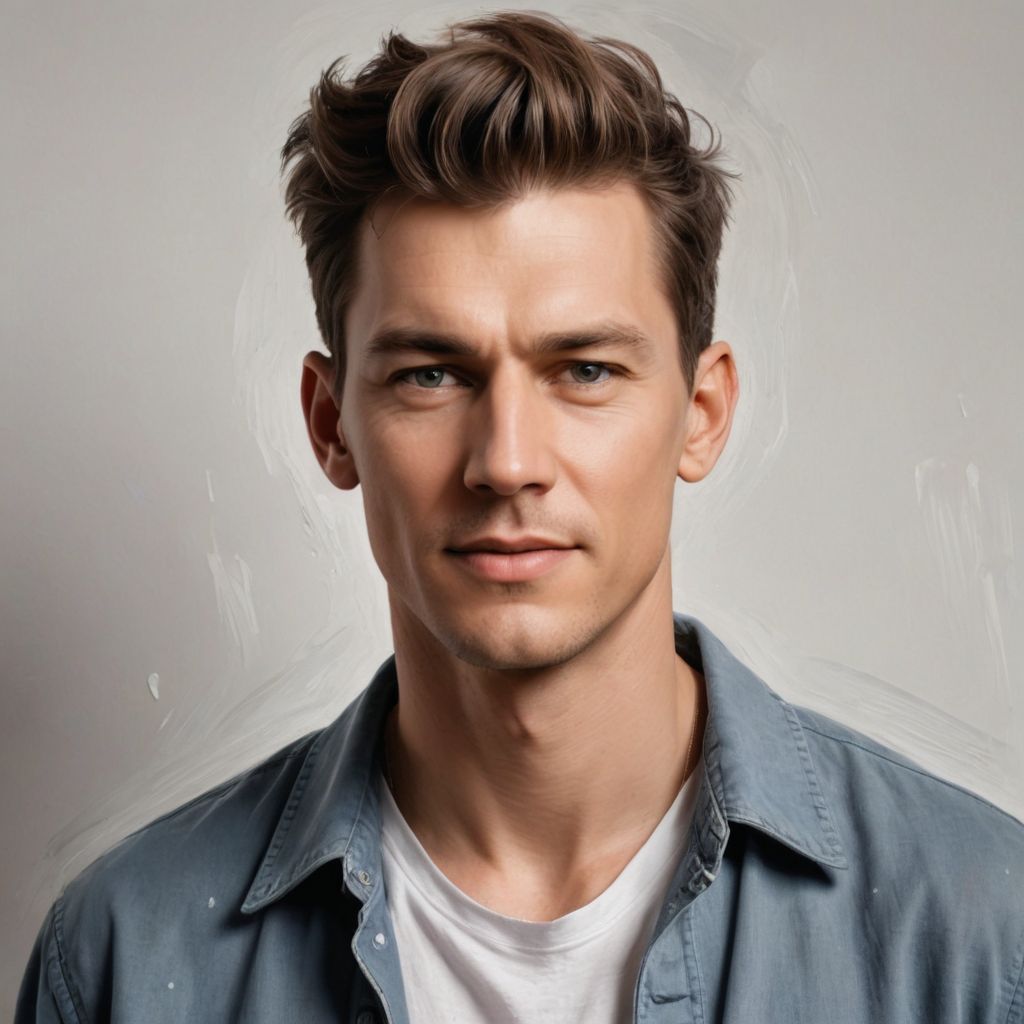 Clear Paint Brush Strokes Photo Style