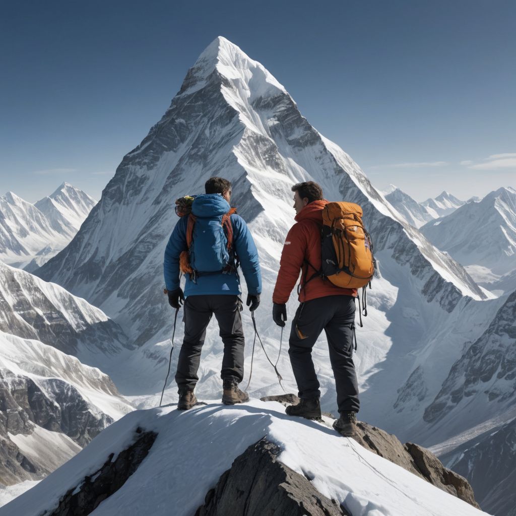 Climbing Mount Everest Photo Style