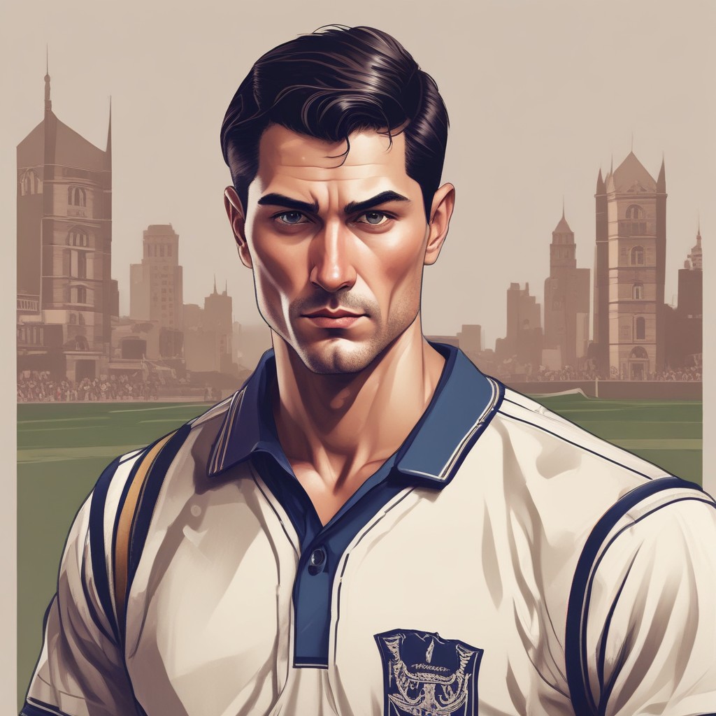 Cricket Player Photo Style