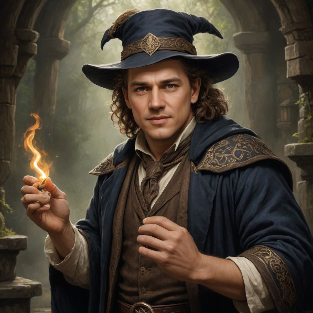 Danny DeVito Male Warlock Hobbit Fantasy Magic Photo Style