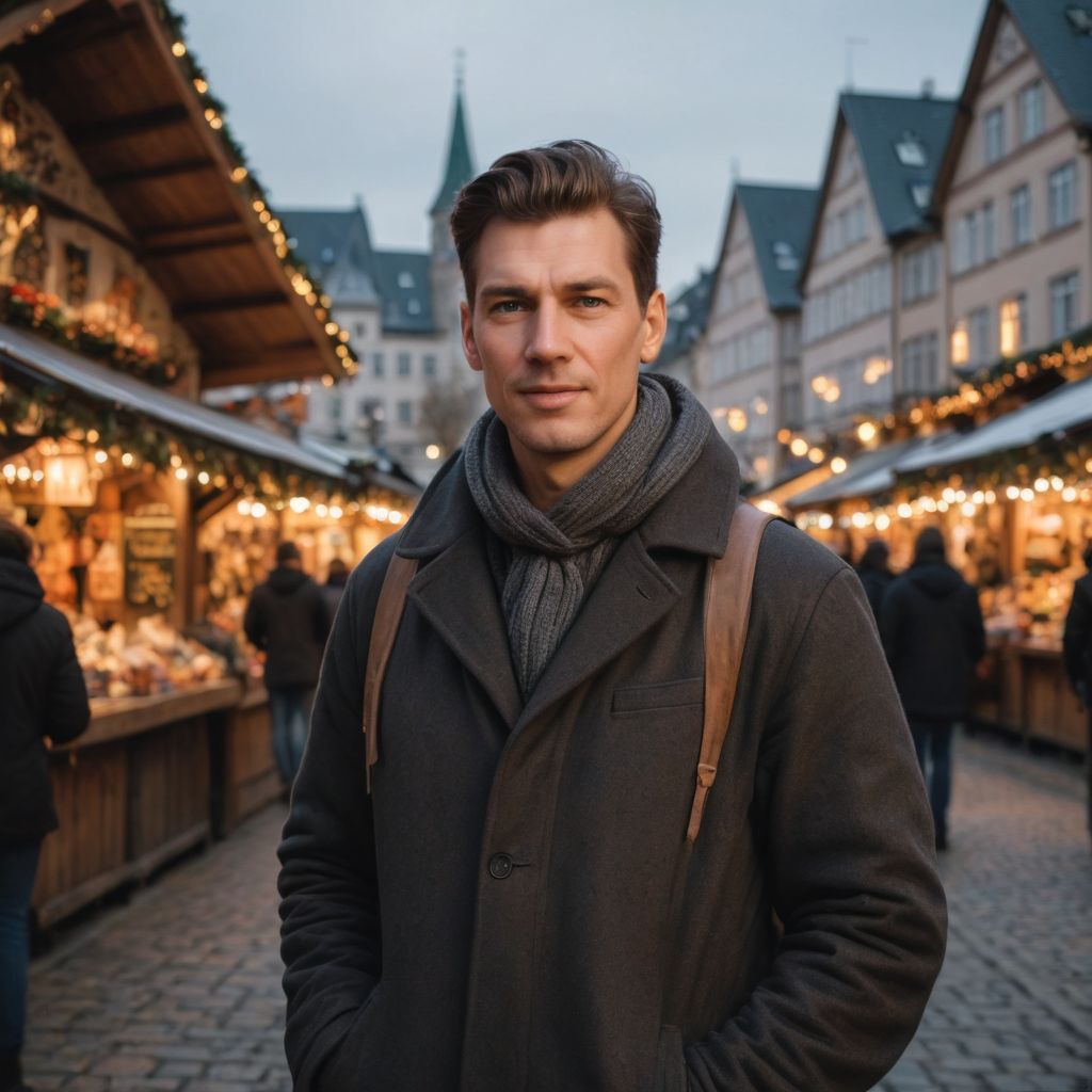 German Christmas Market Photo Style