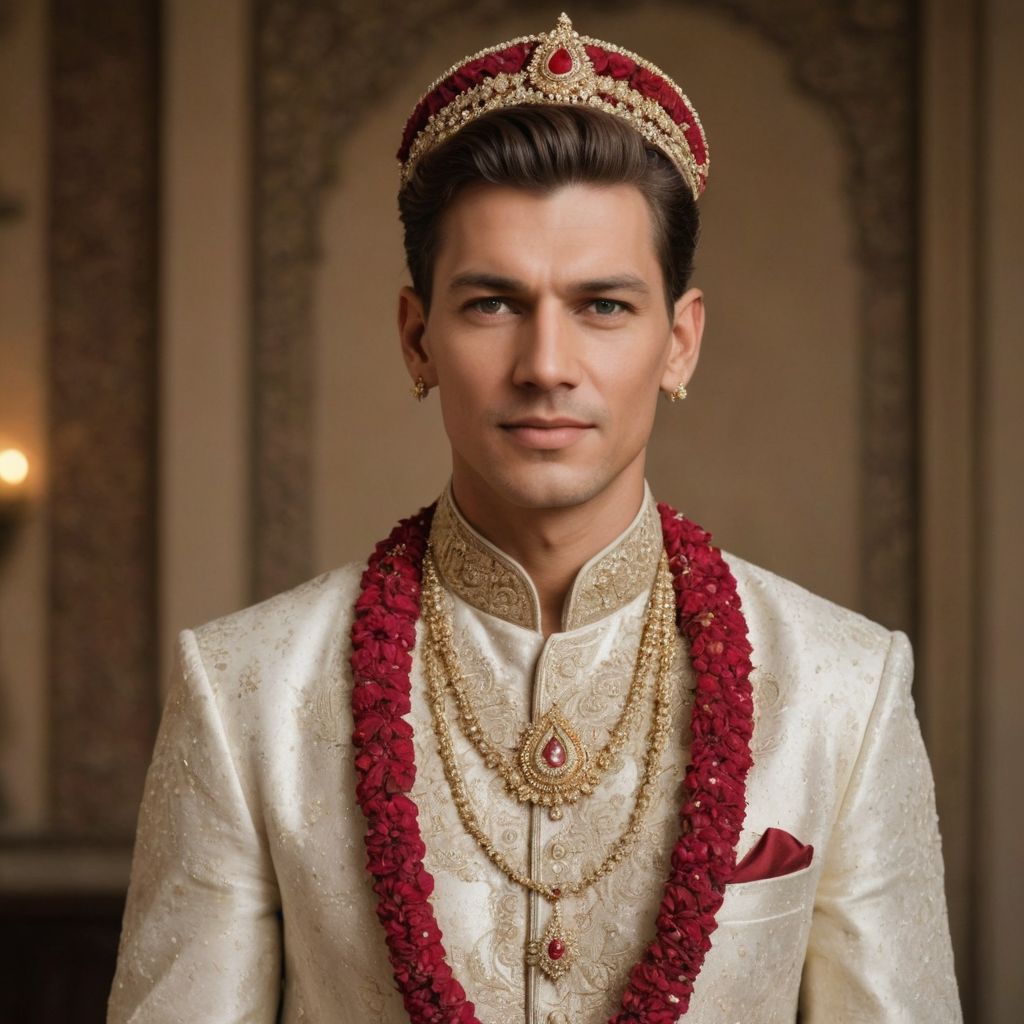 Groom Indian Photo Style