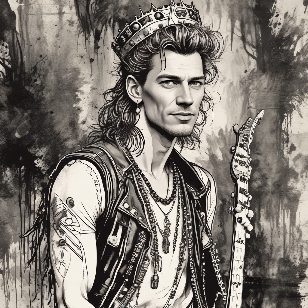 Grunge Rock Queen Photo Style