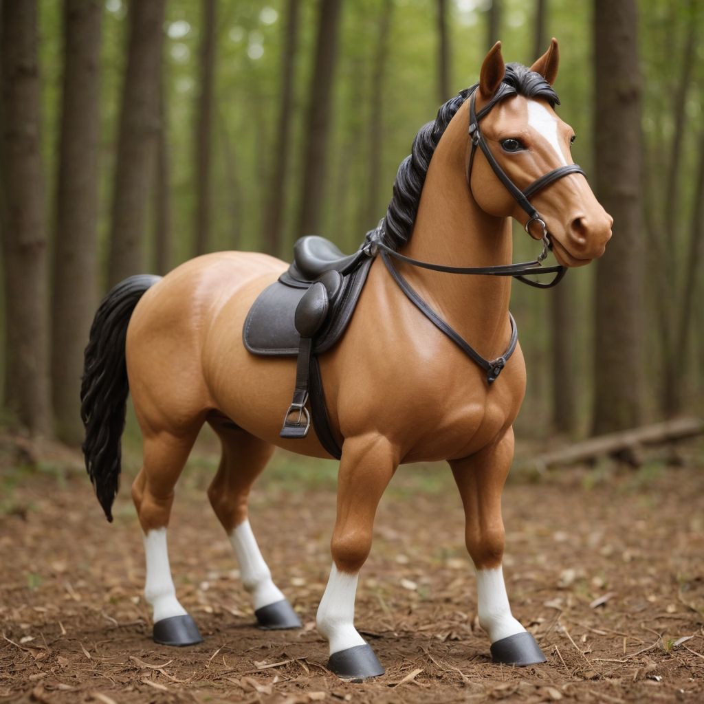 Horse Toy Photo Style