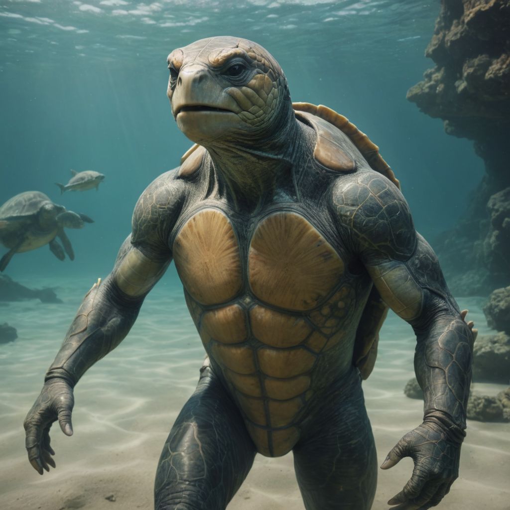 Converted Humanoid Marine Turtle image