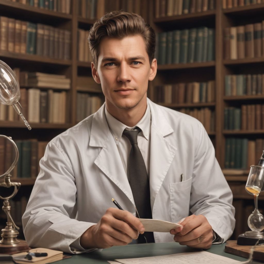 Intellectual Scientist Photo Style