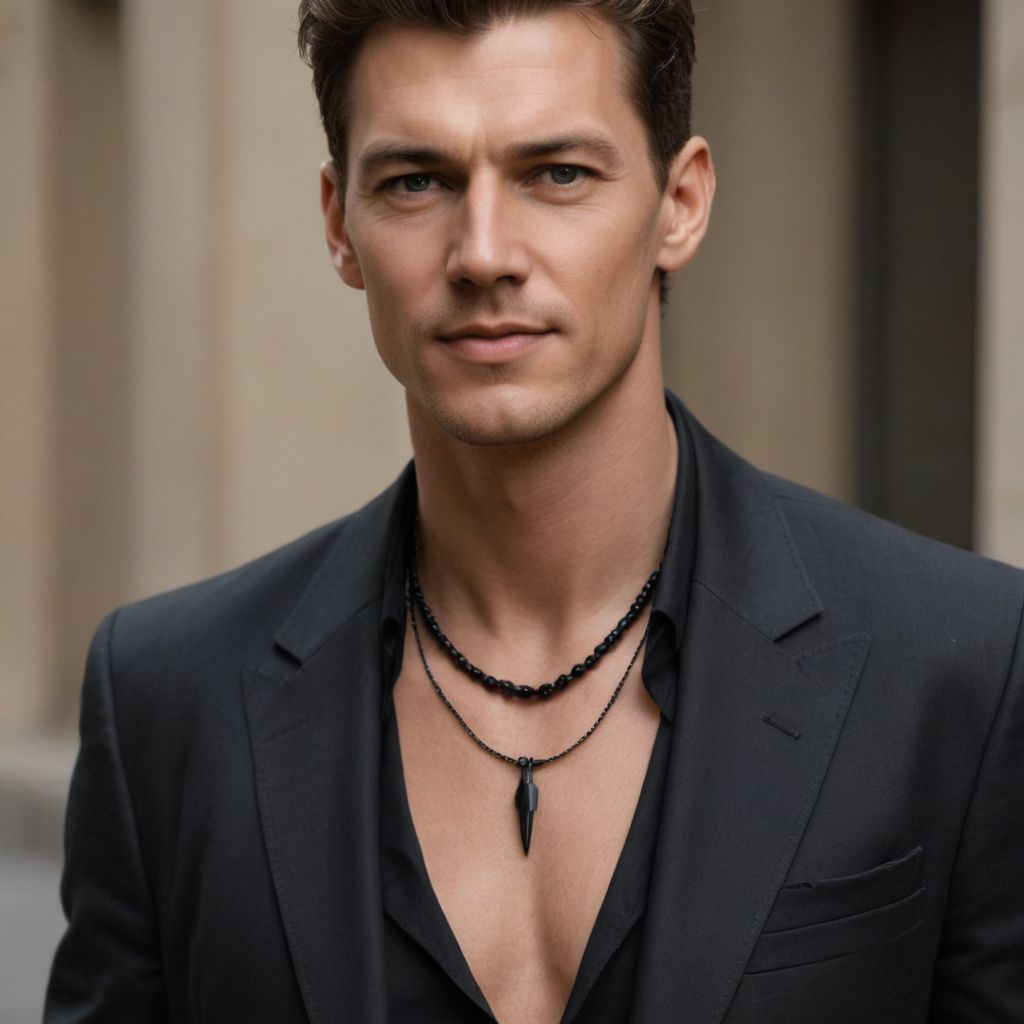 Jet Black Jewelry Photo Style