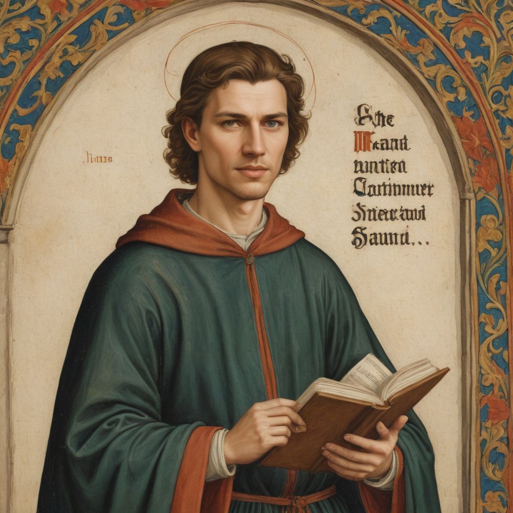 Medieval Manuscript Photo Style