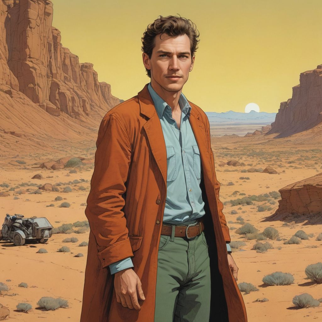 Moebius Comics Art Photo Style