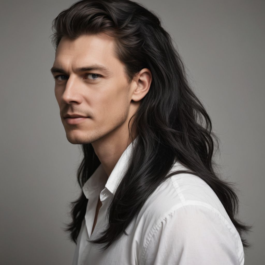Profile Photo Long Black Hair Fashion Photo Style