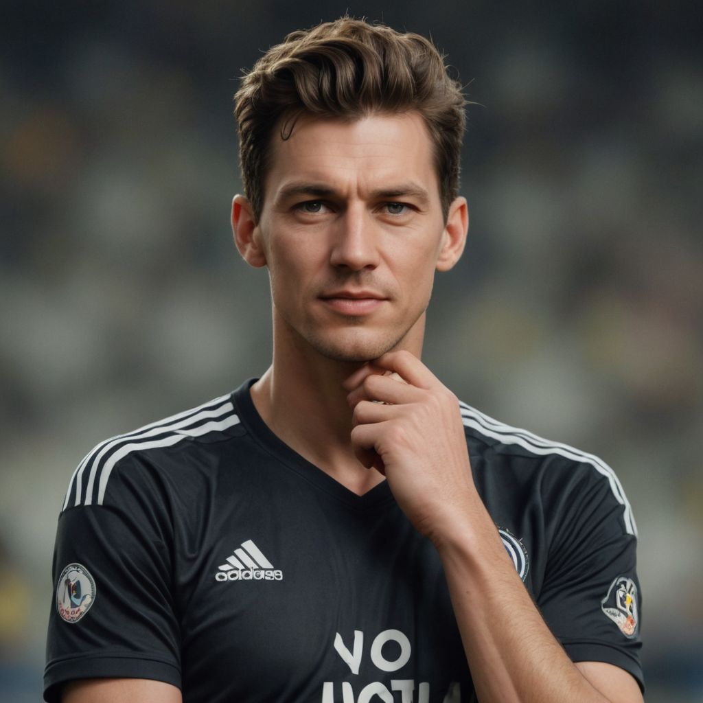 Sad Soccer Fan Photo Style