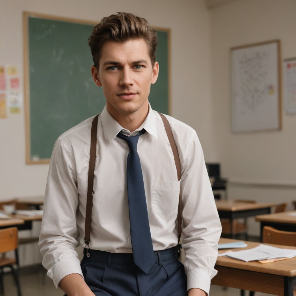 School Boy Photo Style