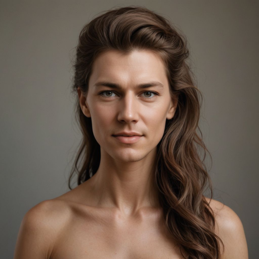 Sculpture Realistic Woman Photo Style