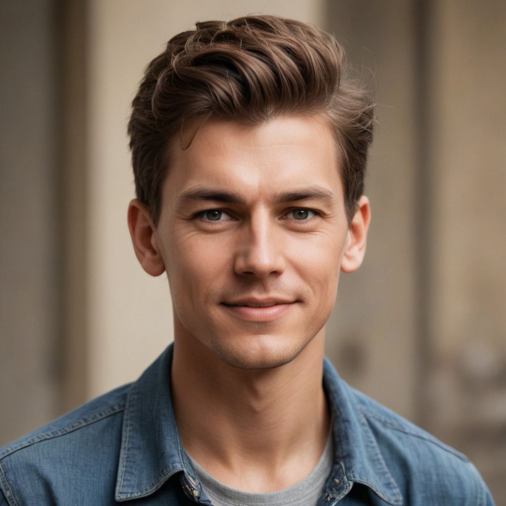 Smiling Young Boy Photo Style