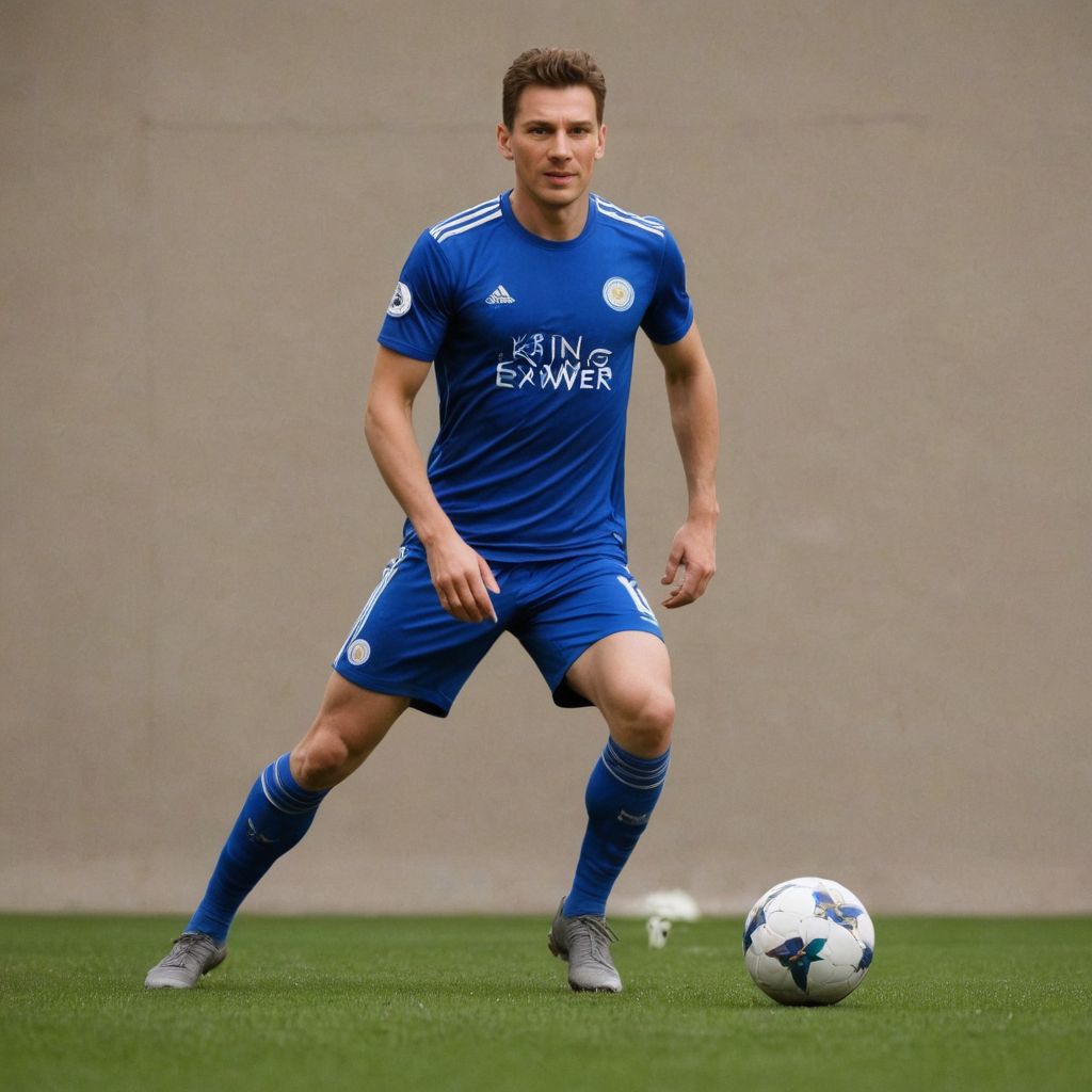 Soccer Player Leicester City Photo Style