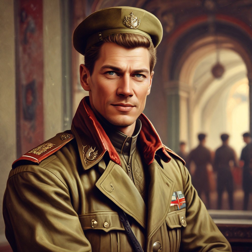 Soviet Army Kremlin Photo Style