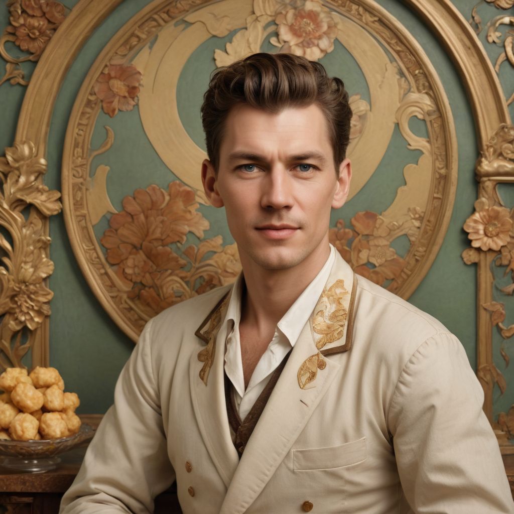 Tempura 1940s Art Nouveau Photo Style